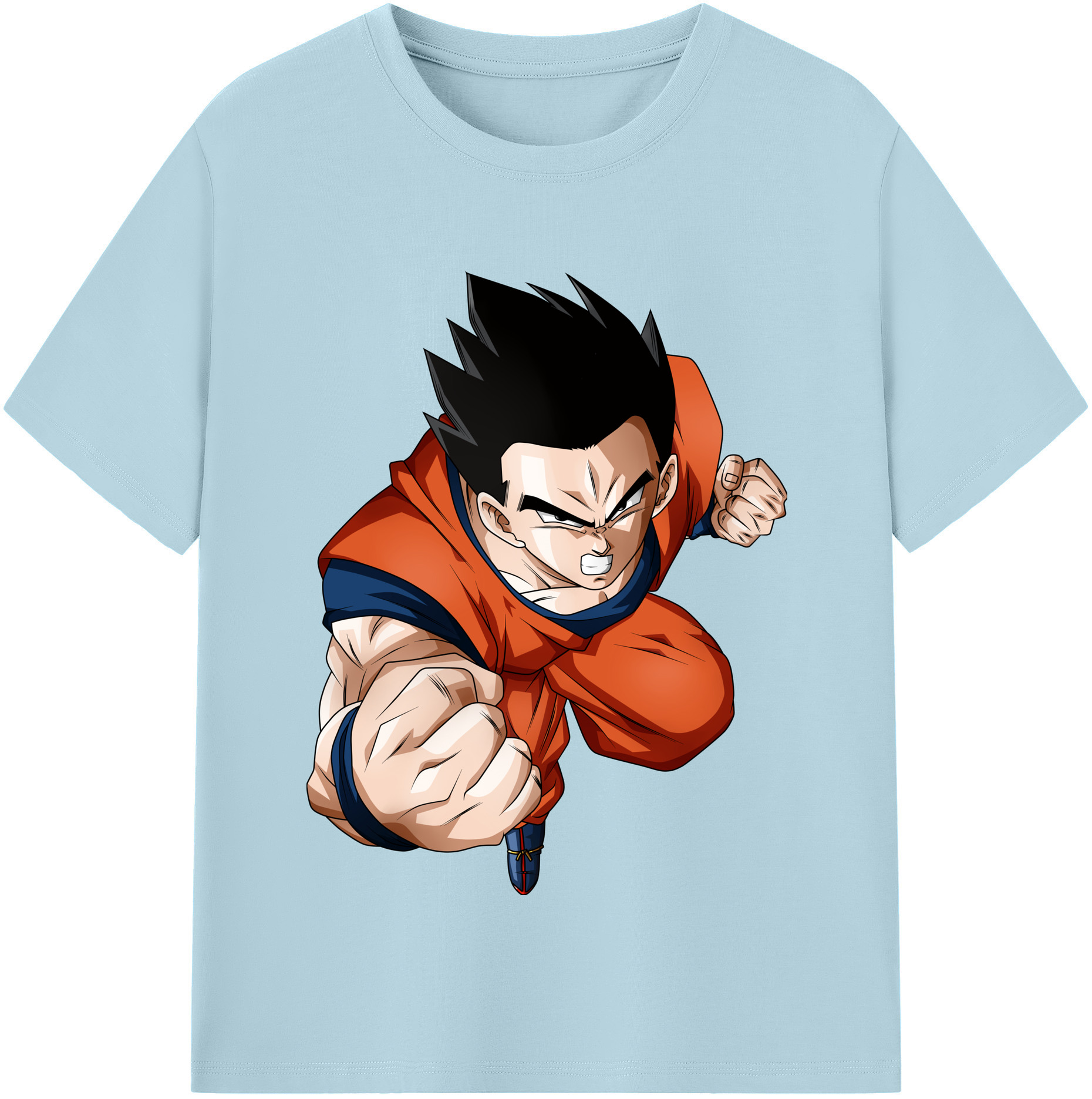 （画像用） ドラゴンボール 孫 悟飯（そんごはん）DRAGON BALL Son Gohan 綿100％半袖Tシャツ（フロントプリント）